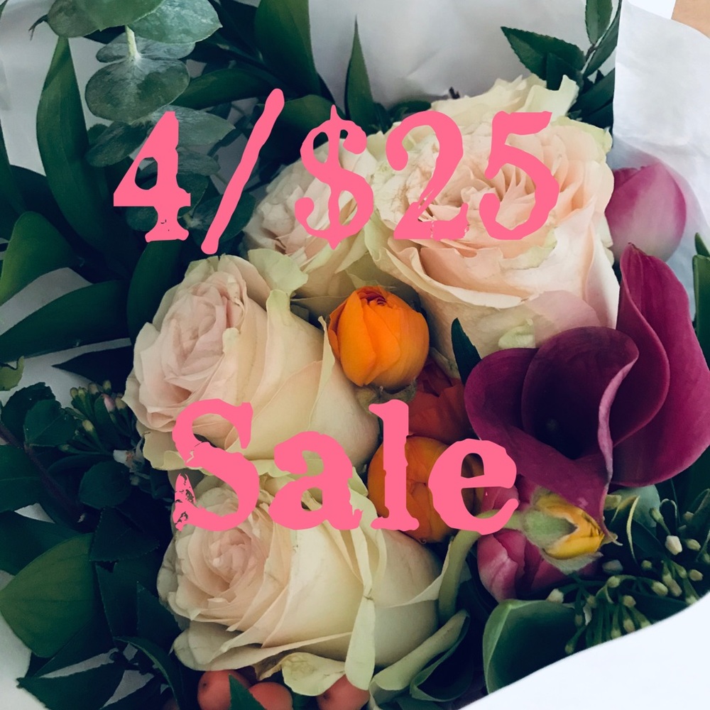 4 for $25 Sale!